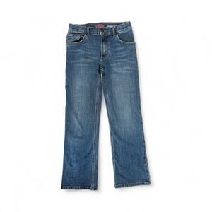 Wrangler Classic Boot Jeans in the Classic Blue Wash Unisex Kids Size 12